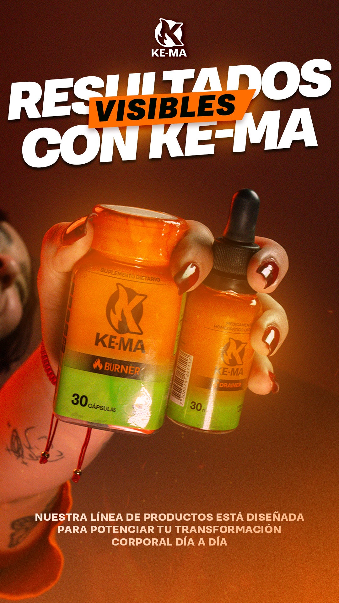COMBO KE-MA (CAPSULAS + DRENADOR)